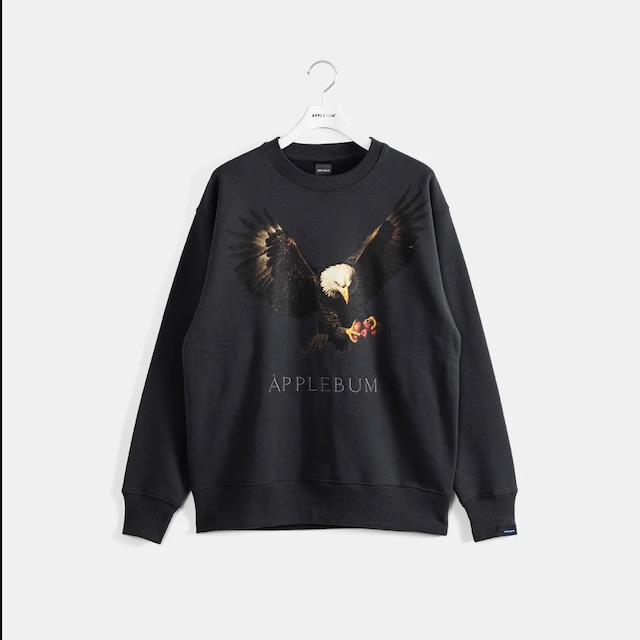 【APPLEBUM】"BALD EAGLE" CREW SWEAT - CHARCOAL