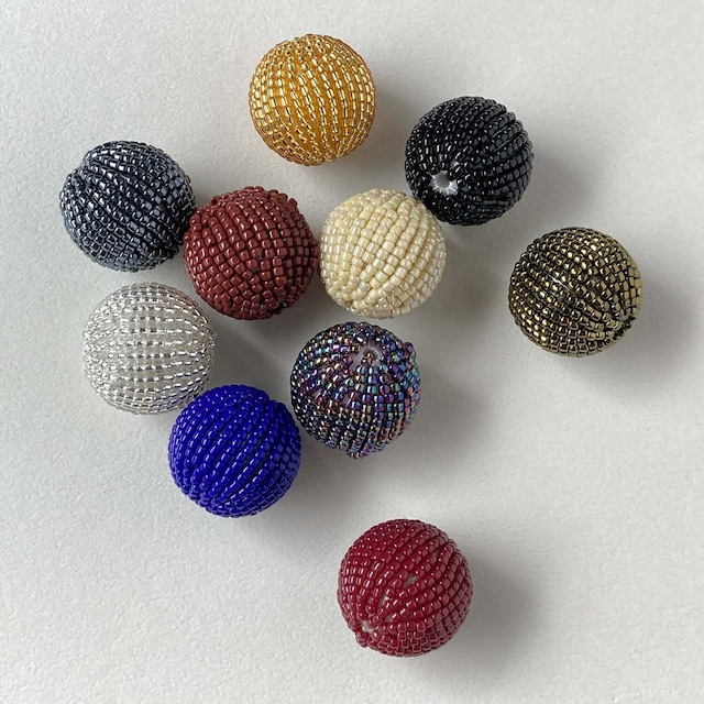 〈新色追加〉Duaオリジナル ビーズボール 無地L（24mm）