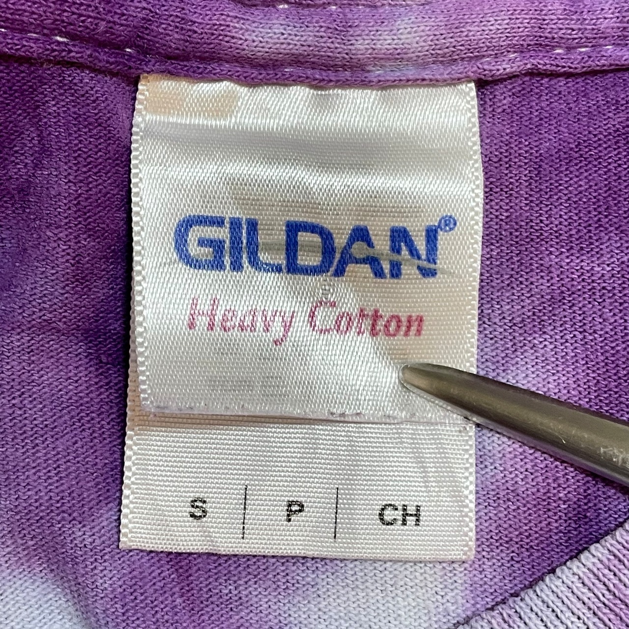 【GILDAN】タイダイ柄 ロンt 長袖Tシャツ ロングTシャツ long sleeve クロスカントリー CROSS COUNTRY ロゴ 袖ロゴ プリント S US古着