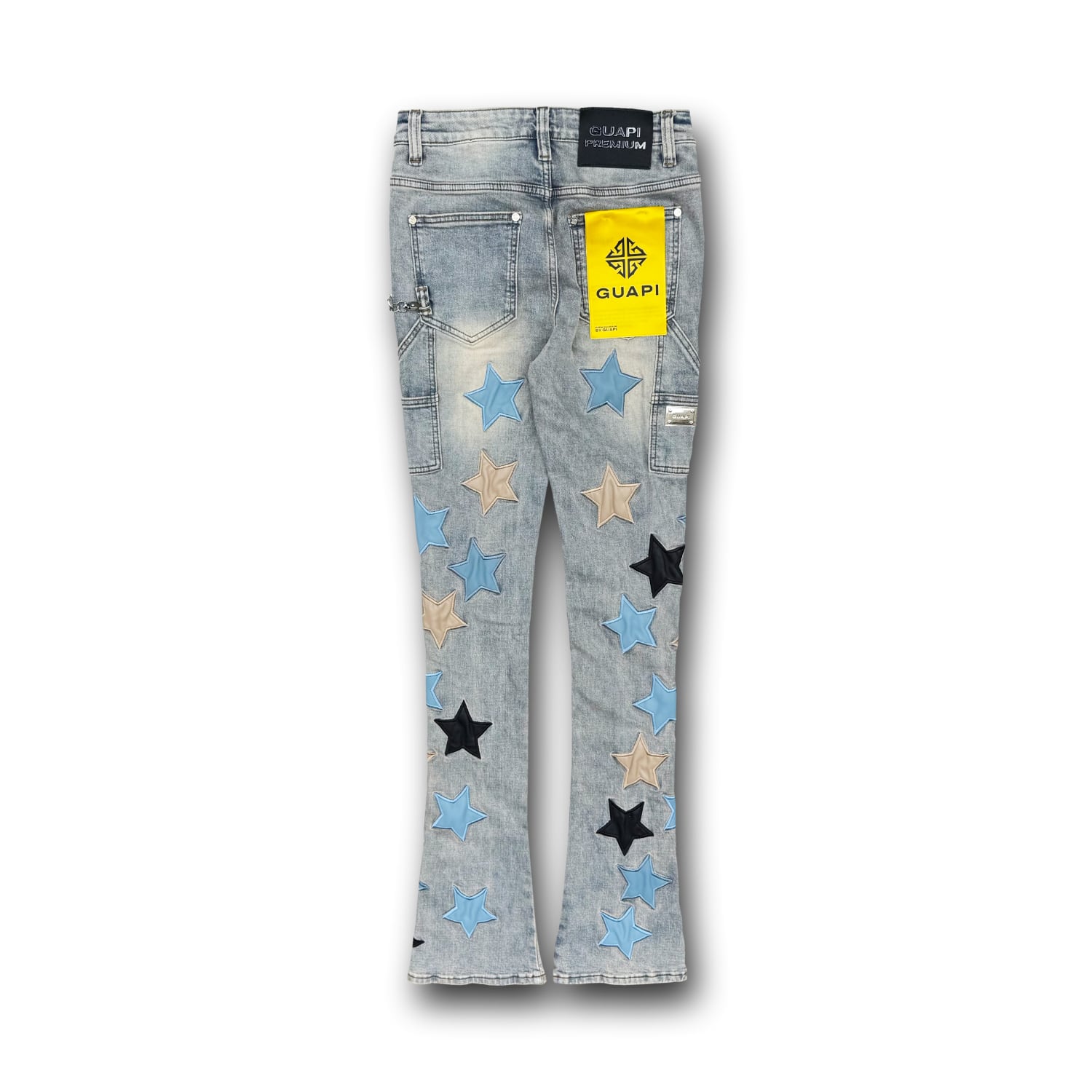 00s grunge デニムナップサック ギミックデザイン 星柄 GUAPI / VINTAGE STARS DENIM | HOLICK