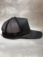 AVIREX / アヴィレックス NUMBERING MESH CAP  メッシュキャップ ブラック×ブラックカモ ビックサイズ