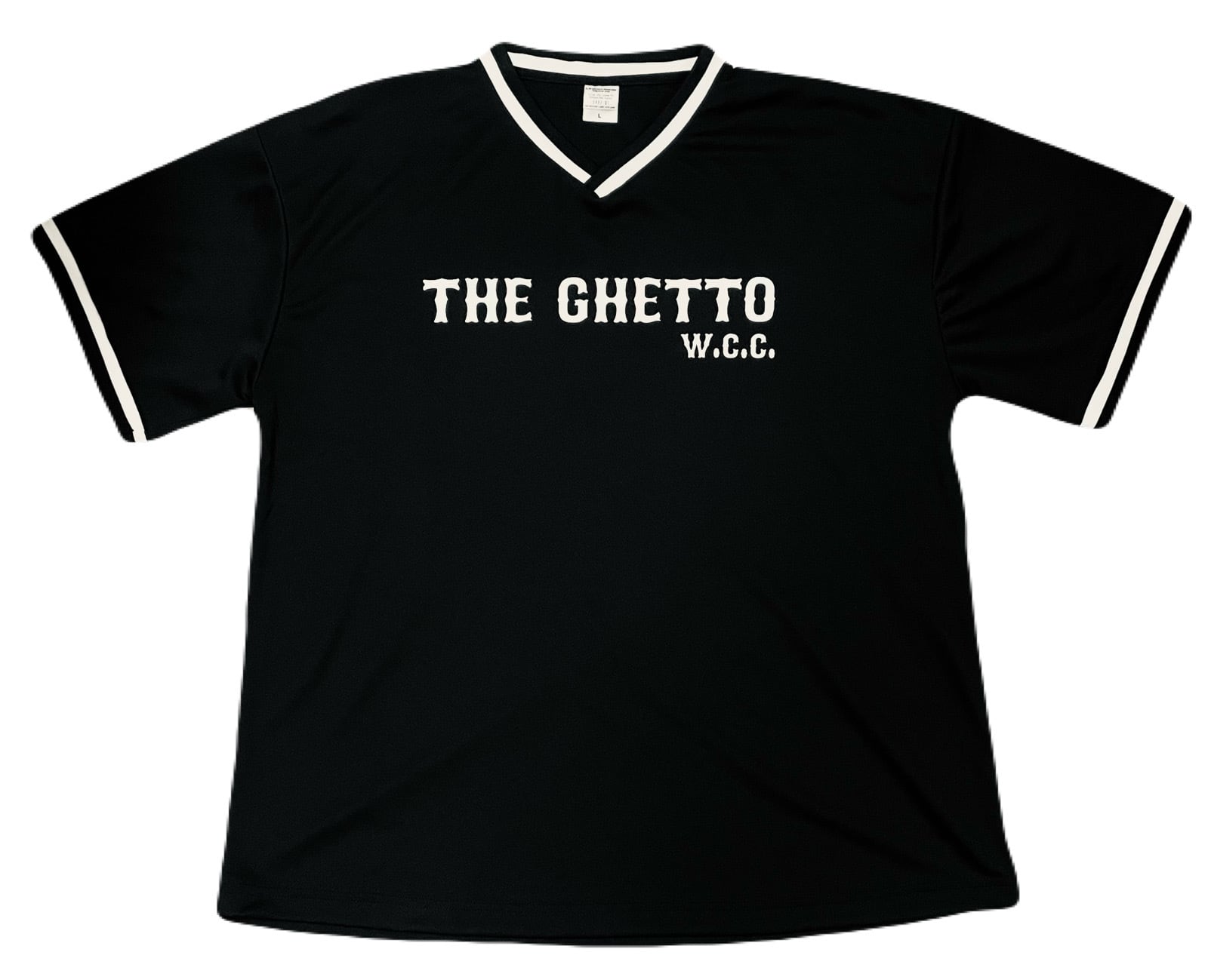 W.C.C. gang wear刺繍 ghetto 052スタジャン ブラック WEAR | W.C.C. 052. G.T.P.