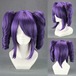 コスプレ耐熱ウィッグ パープル ツインテール  ツインテール バンス付き キャラクターウィッグ ★BLEACH/花天狂骨 ★アイドルマスターシャイニーカラーズ/田中摩美々 等 ★即納品★