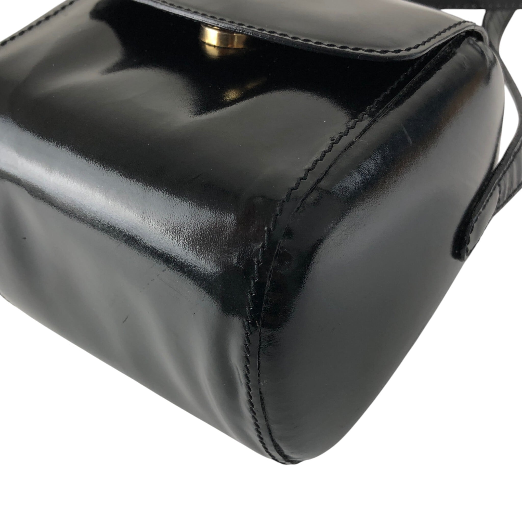LOEWE ロエベ ショルダーバッグ ブラック アナグラム レザー ミニ