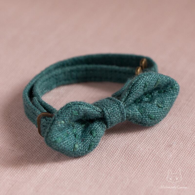 葉っぱの蝶ネクタイ(緑) | メランコリーコンコン ねっとしょっぷ