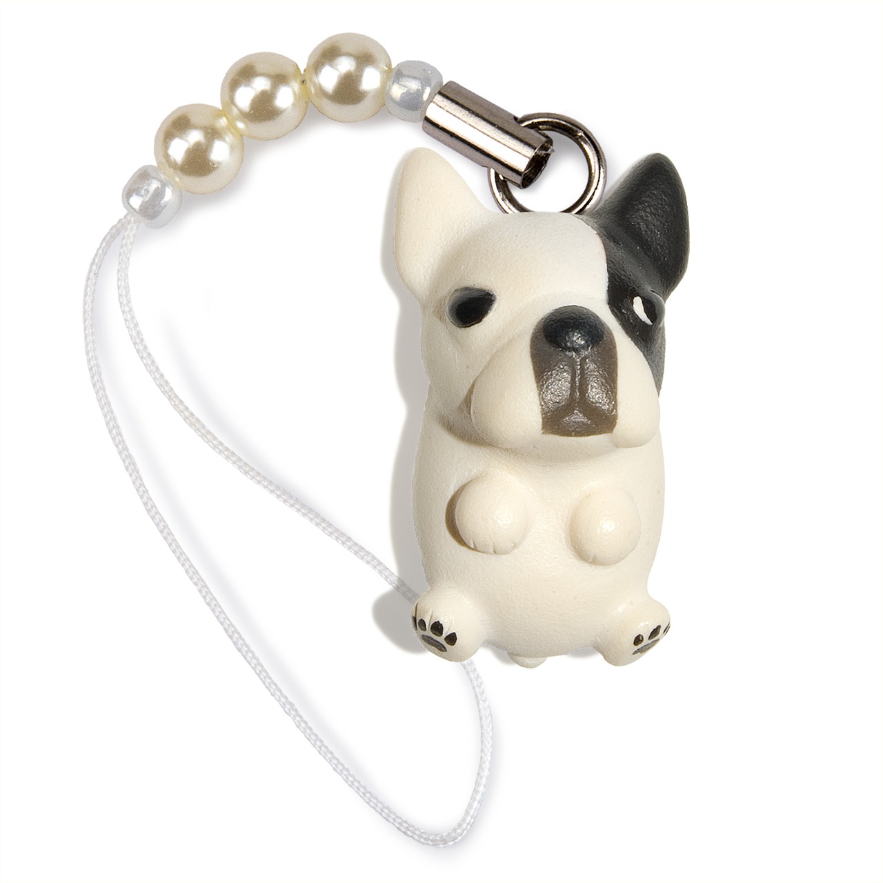 Dog 92 French Bulldog フレンチブルドッグ パイド ビーズ ストラップ DN-1504