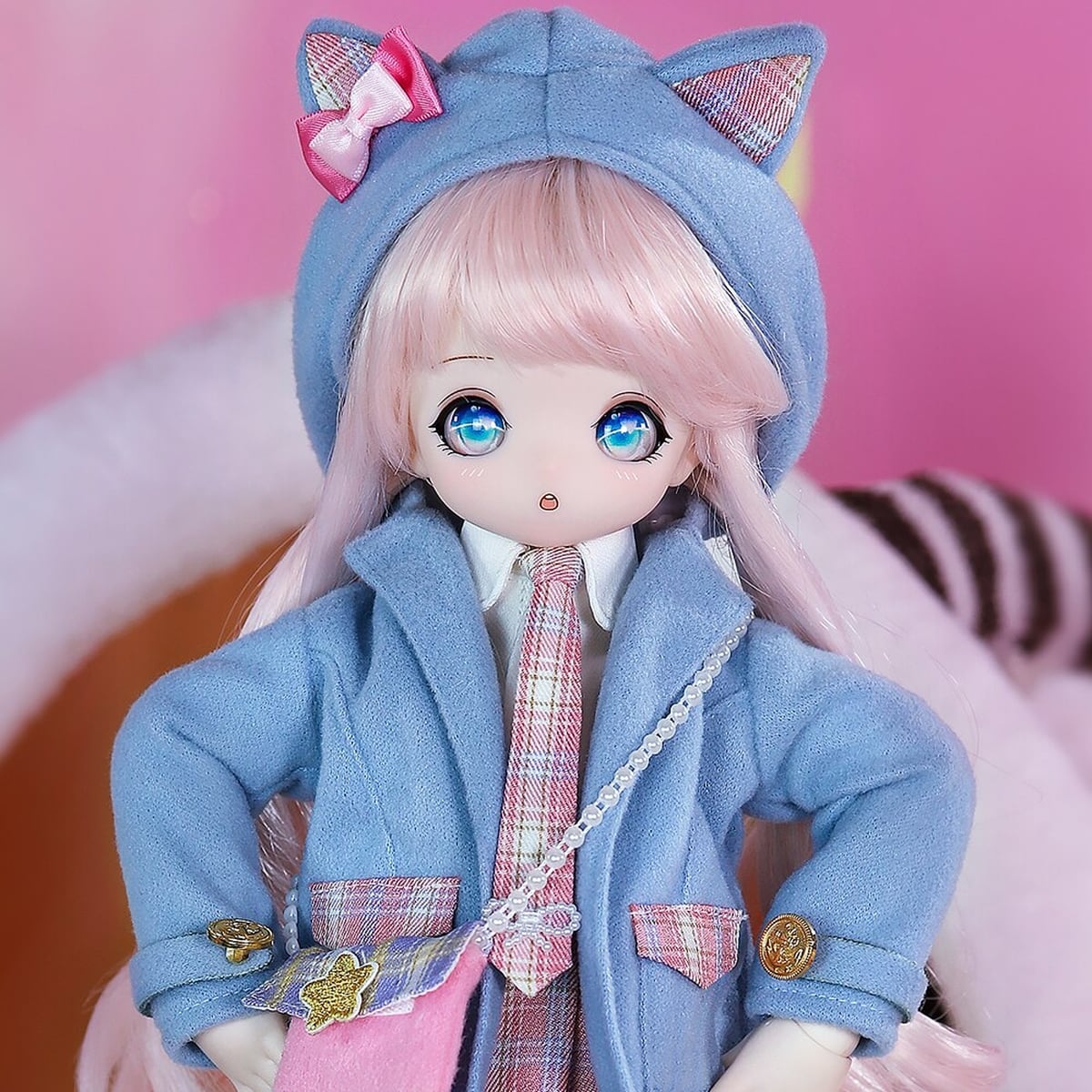 球体関節人形bjd4分の1アウトフット付きフルセット♡キャストドール