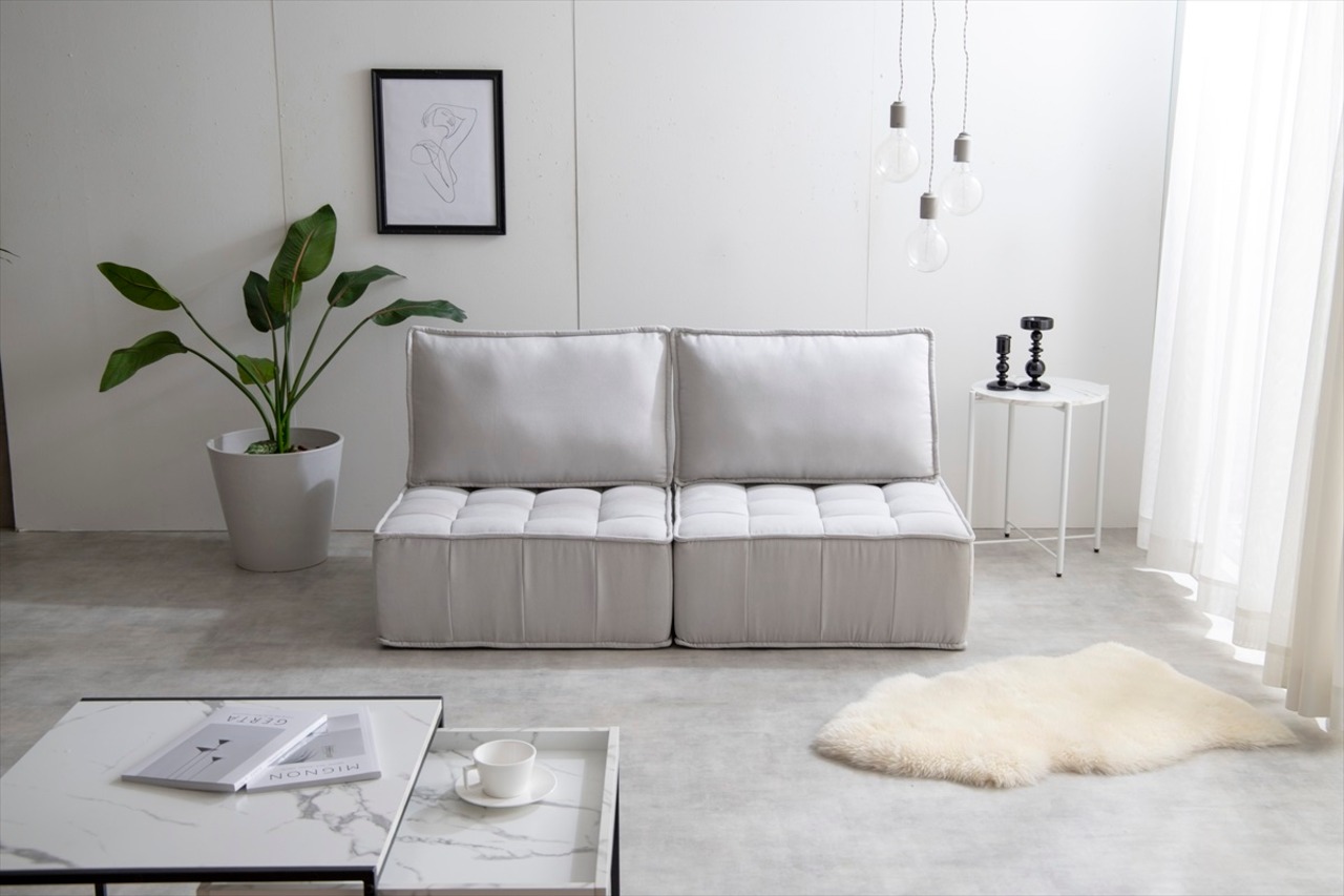 【単品】Mieux 1人掛けローソファ