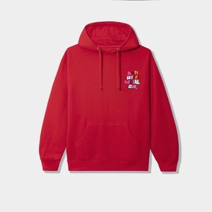 ANTI SOCIAL SOCIAL CLUB  THE REAL ME GOLD HOODIE  RED