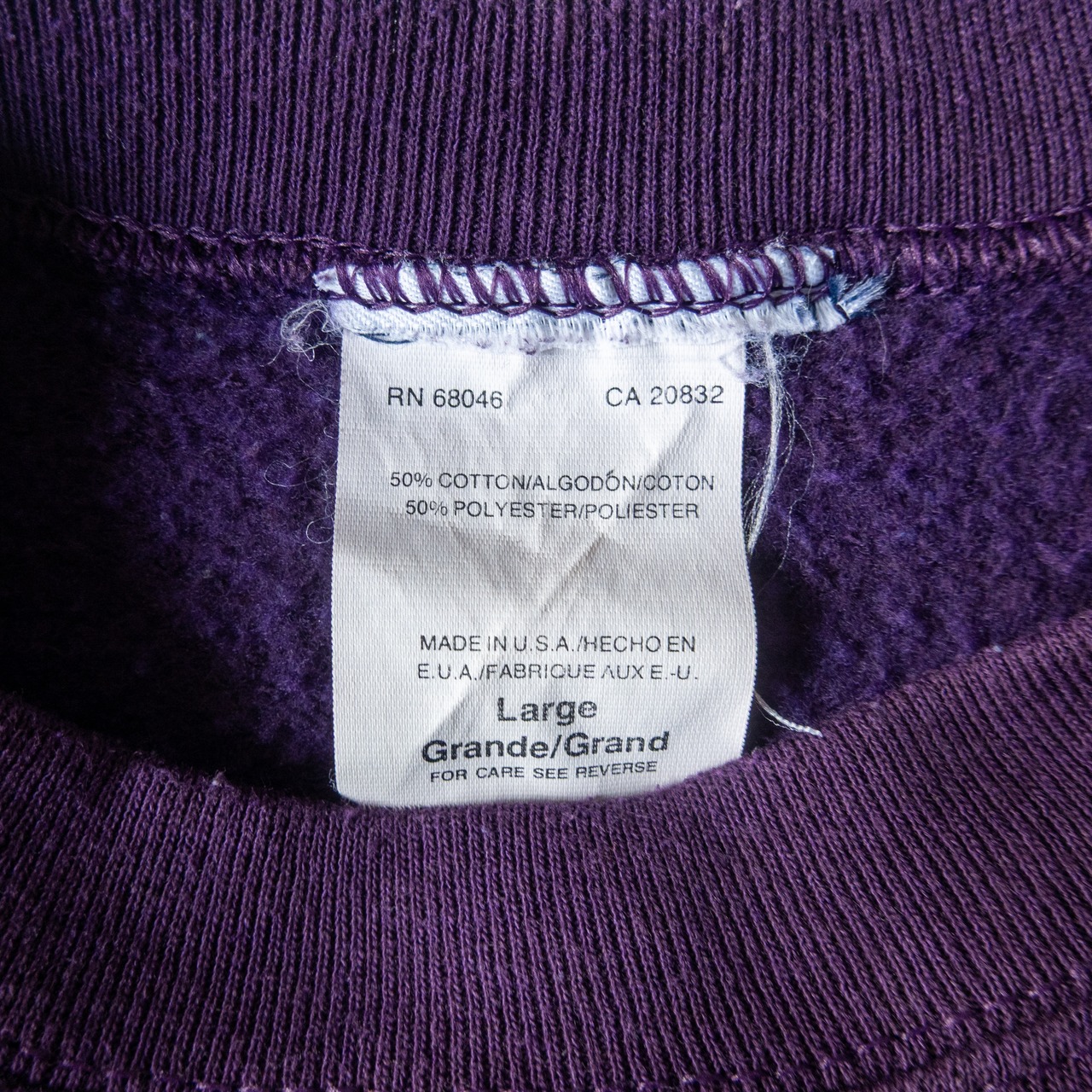 1990’s~ Purple Raglan Sweatshirt