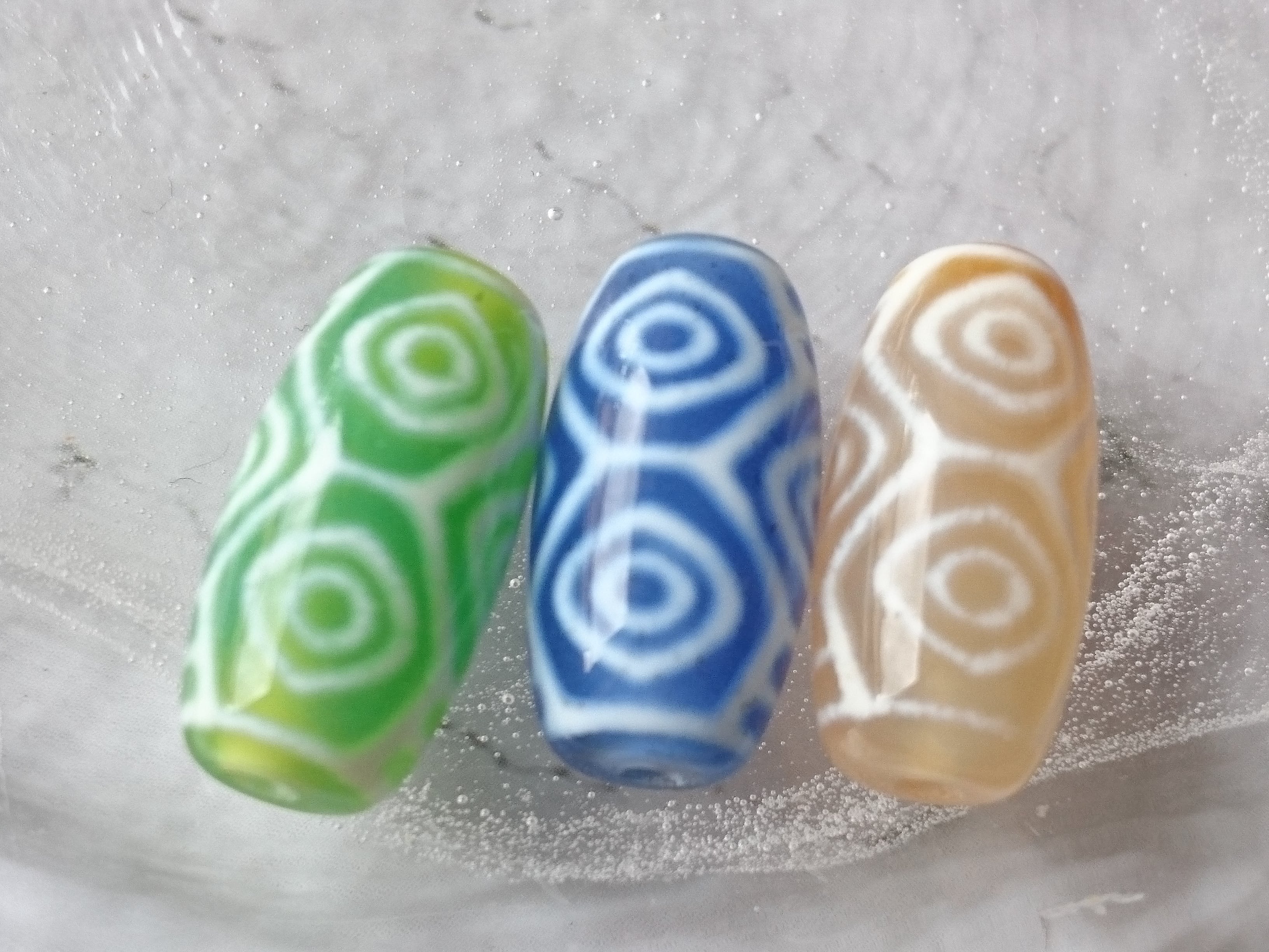 青玉髄✨龍眼天珠 | F*
