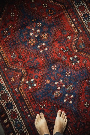 481-Semi Antique Qashqai rug