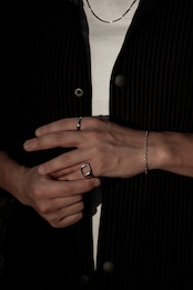【Square Aero Ring】 / SILVER
