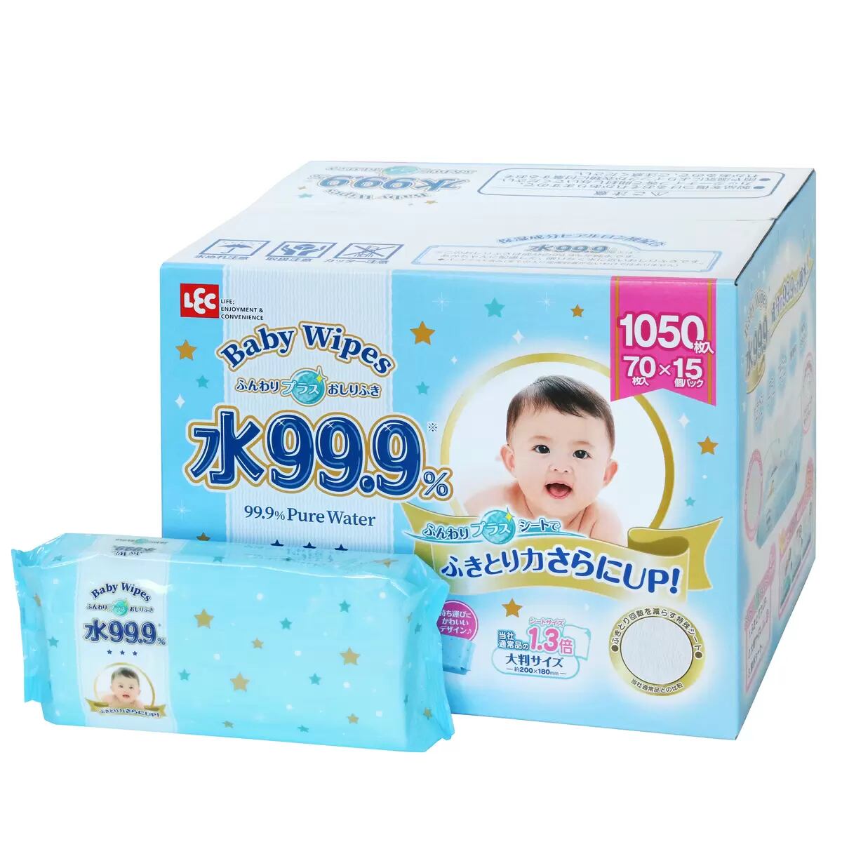 新品未開封Lec レック おしりふき おしり拭き 80枚×20個 4箱 新品未開封Lec レック おしりふき おしり拭き 80枚×20個 4箱(水
