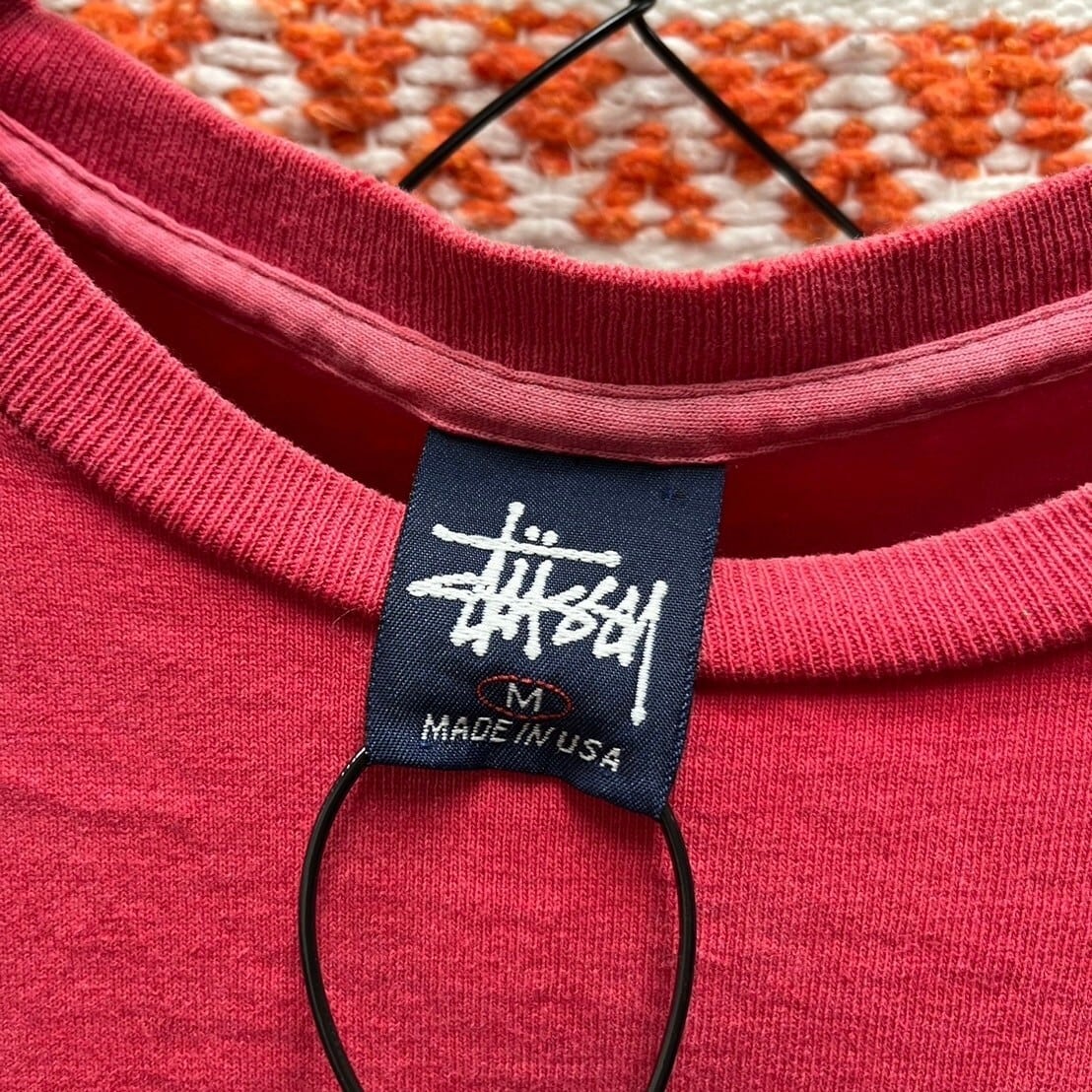 90s USA製 STUSSY ステューシー Tシャツ 半袖 ドクロ プリント 90s USA製 STUSSY ステューシー Tシャツ 半袖 ドクロ プリント