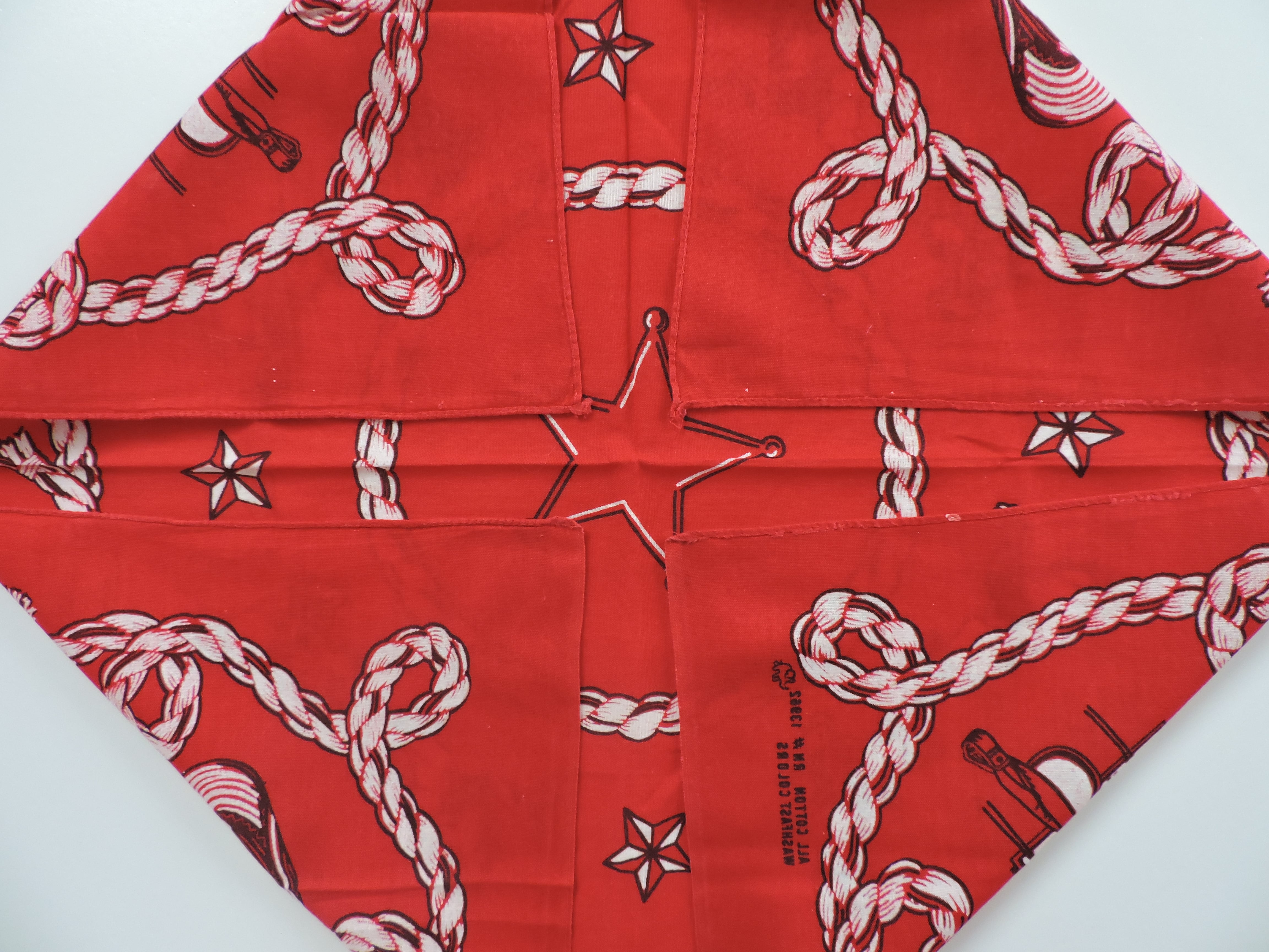 逆向きエレファント】 RN13962 ヴィンテージバンダナ レッド | swallows