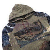 SASHIKO PATCH HOODIE