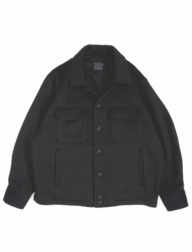Angora Shaggy Shirt Jacket