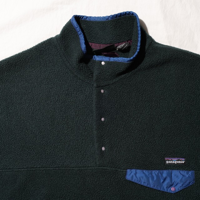 極美品 L 93年 雪無し ハンター 旧肉厚個体 Synchilla Snap-T Patagonia シンチラ スナップT パタゴニア