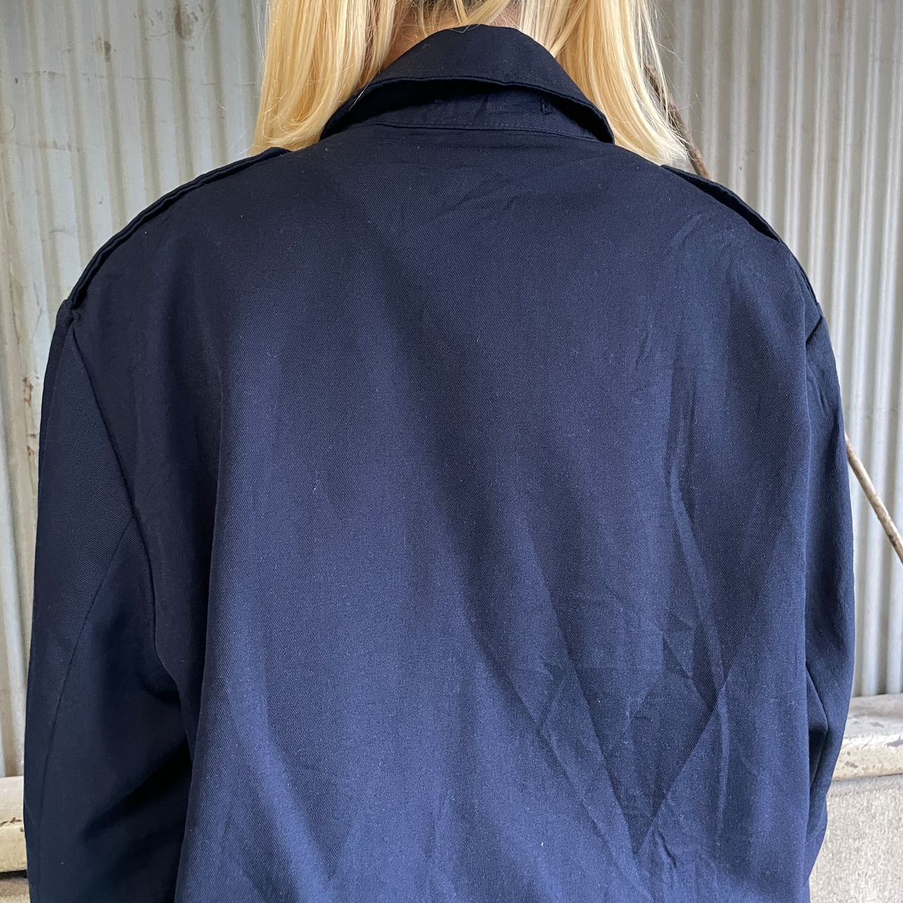 02年製 DSCP U.S.AIR FORCE 米軍実品 ユーティリティジャケット 42S 