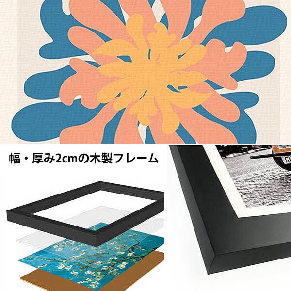 単品 33×43cm アートパネル 枠付きフレーム絵画 マティス 世界名画