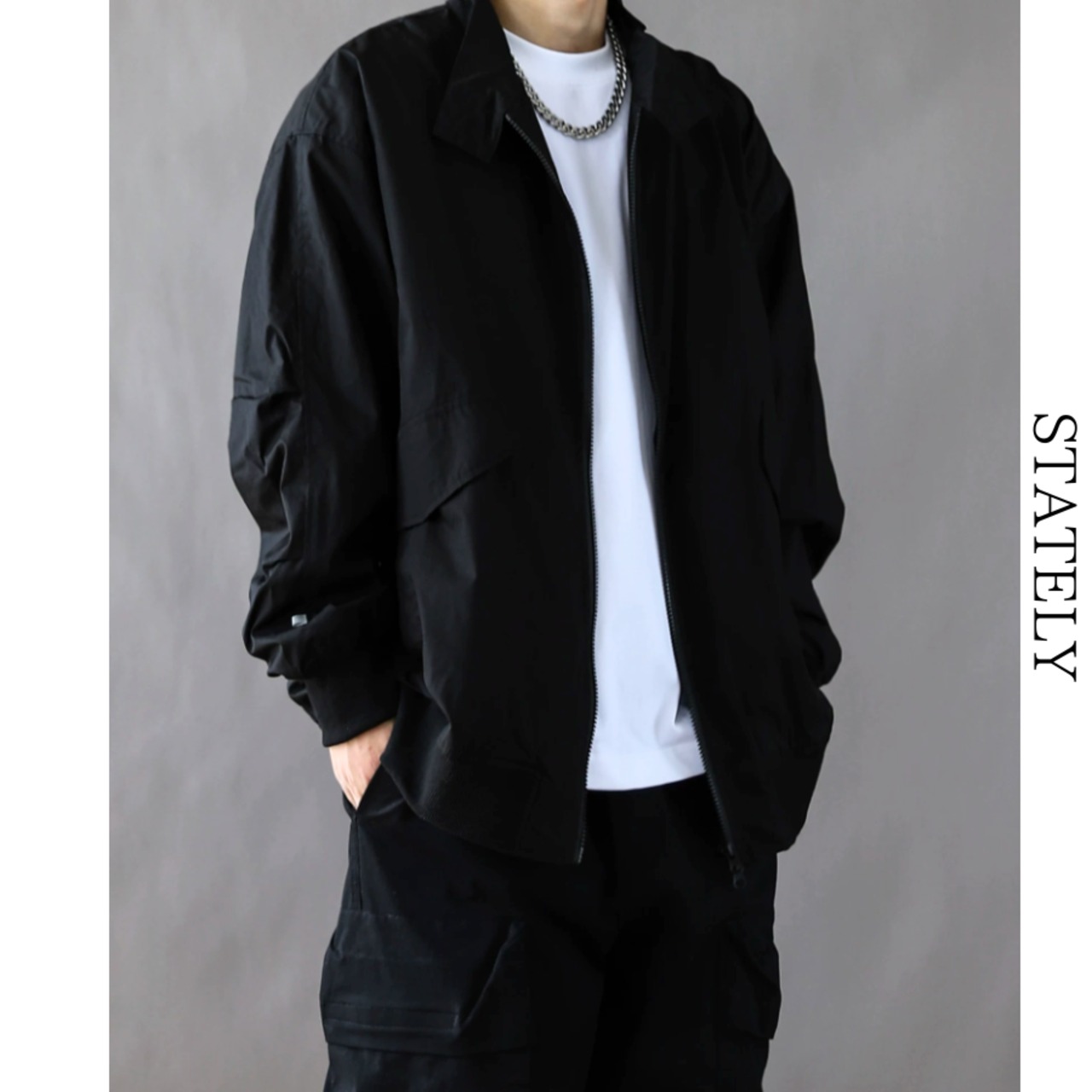 Double Zip オーバーシルエットジャケット/2color_O44・画像7