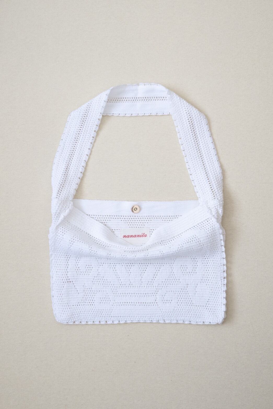 Nananita 〈FOUNTAIN CROCHET BAG〉DOVE | trava