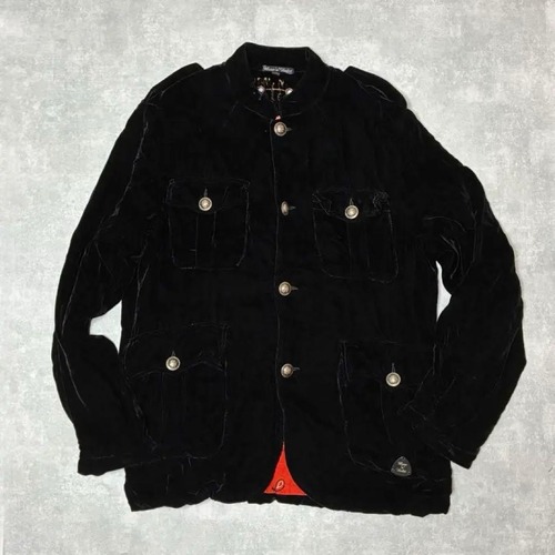 Burn’n Violet ベルベットジャケット Y2K ロック