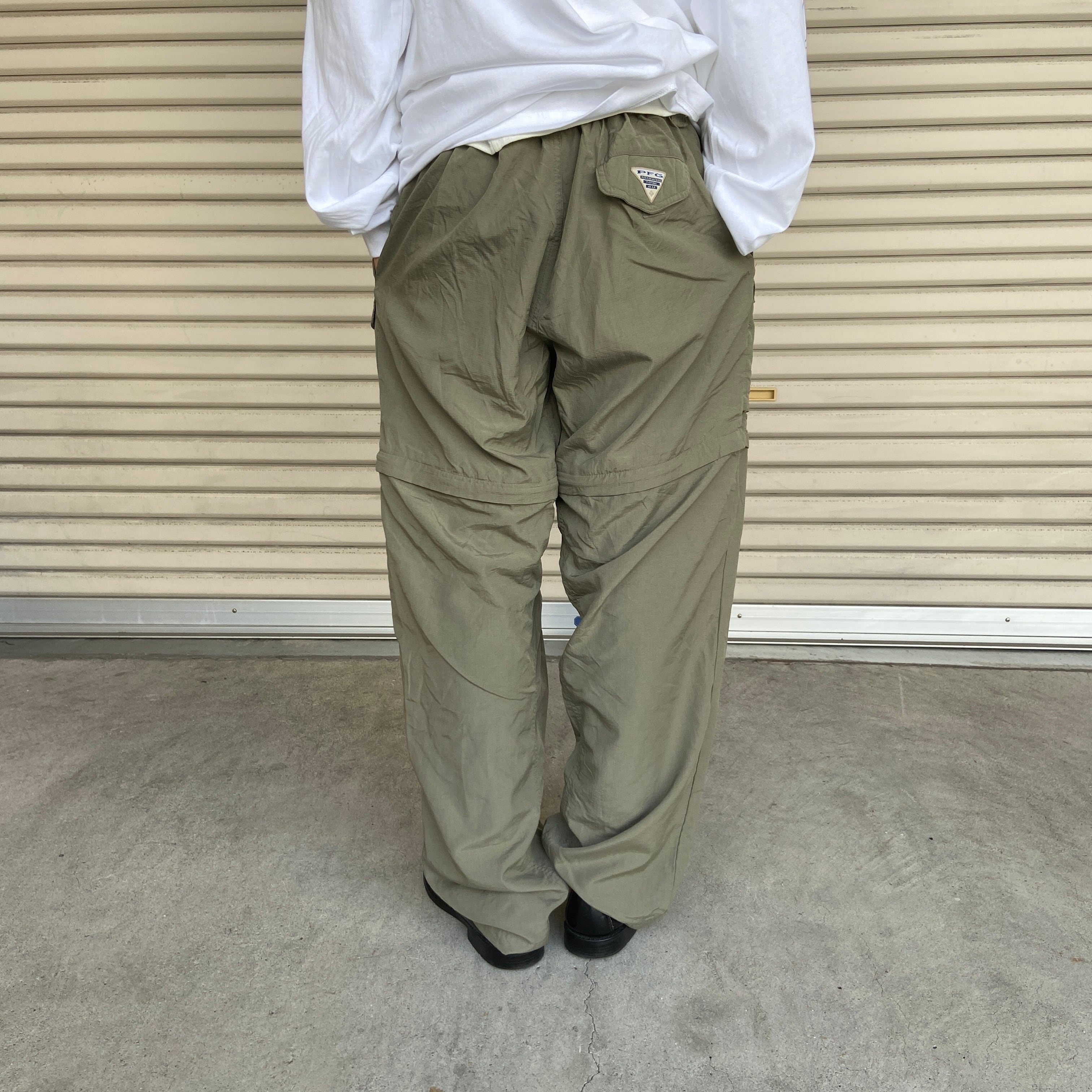 90s Columbia コロンビア PFG フィッシング 2way パンツ - ワーク