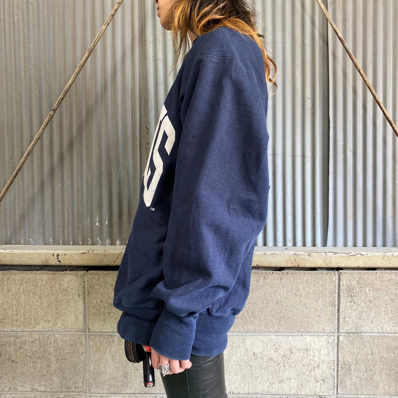 90年代 チャンピオン 刺繍タグ カレッジ リバースウィーブ メンズXL  