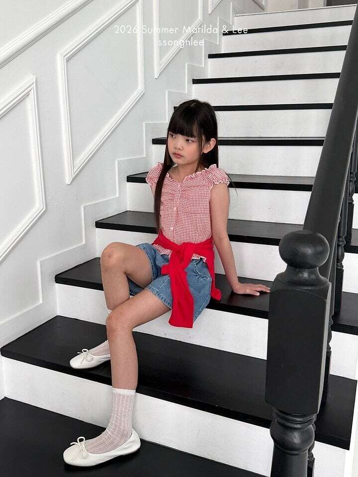 予約】matilda&Lee メルビルブラウス tops 女の子 小学生 キッズ 韓国