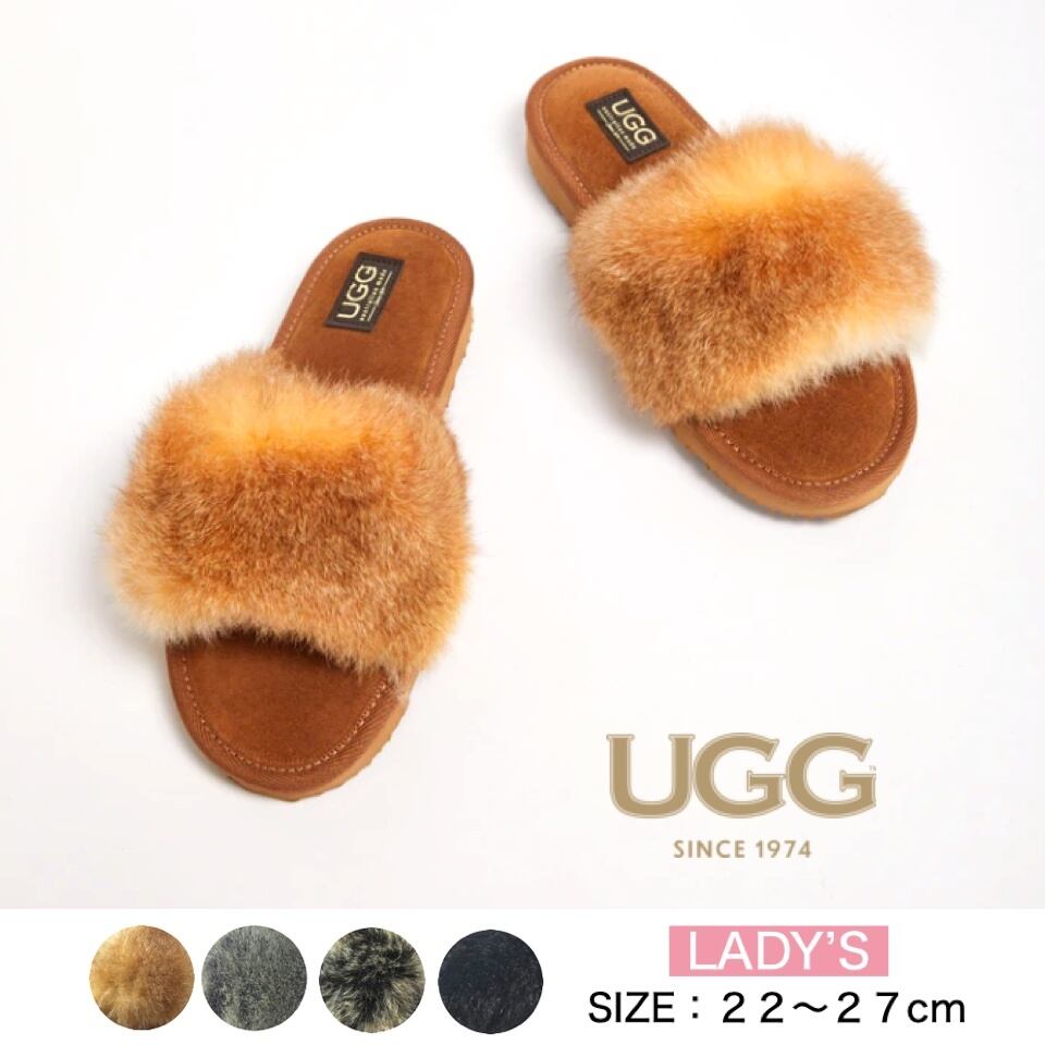 UGG 1974] フォクス ファーサンダル | UGG Australian made since 1974