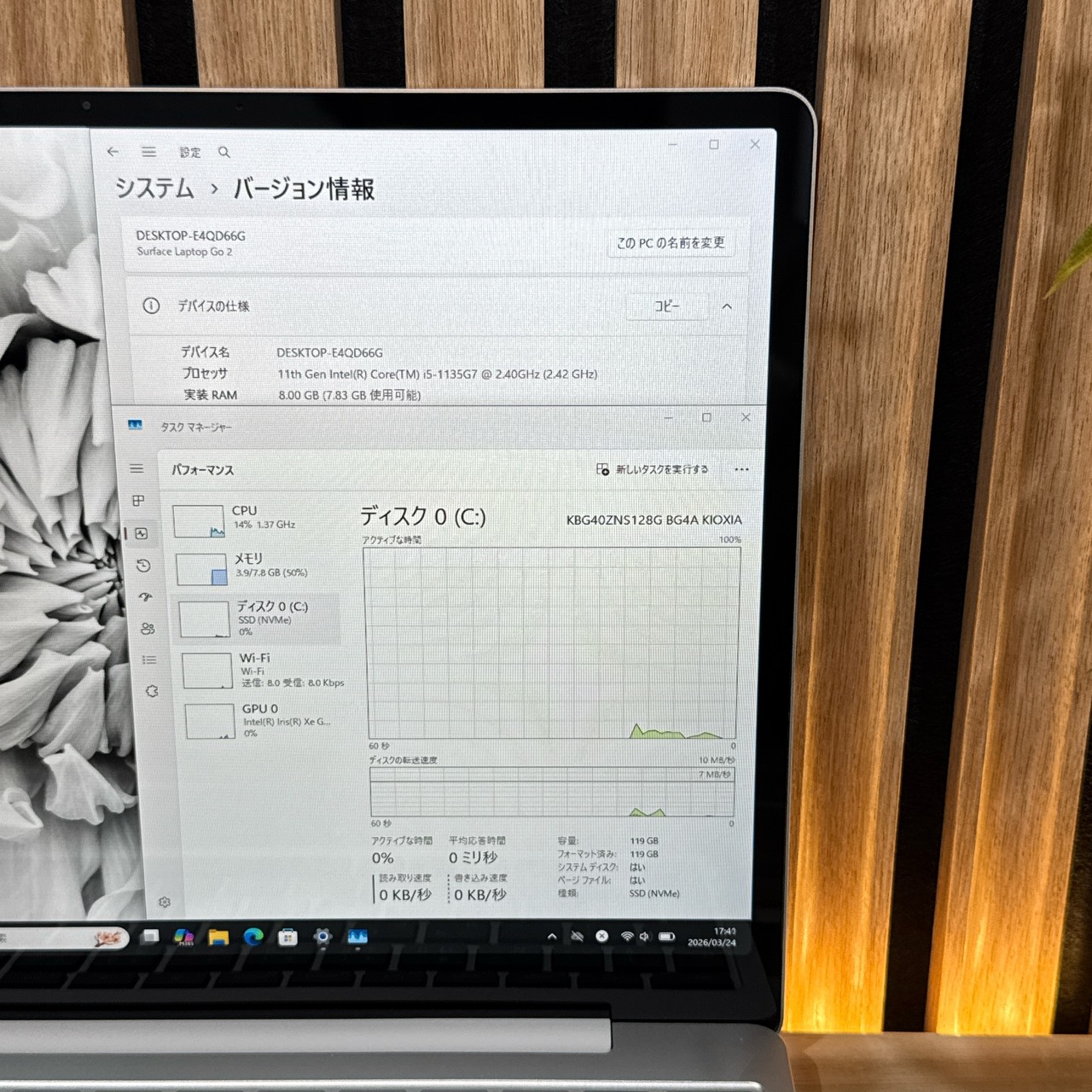 \ 公式ショップ限定価格❣️/ 準未使用《新型2022年モデル》Surface Laptop Go2 第11世代 メモリ8GB SSD128GB ノートパソコン 安心サポート&3ヶ月保証付き