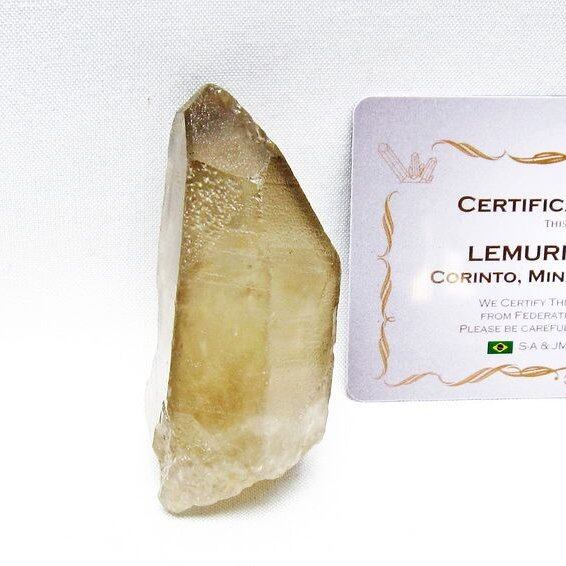 レムリアンシード スモーキークォーツ 原石 ブラジル ミナスジェライス州 コリント産 一点物 171-7351