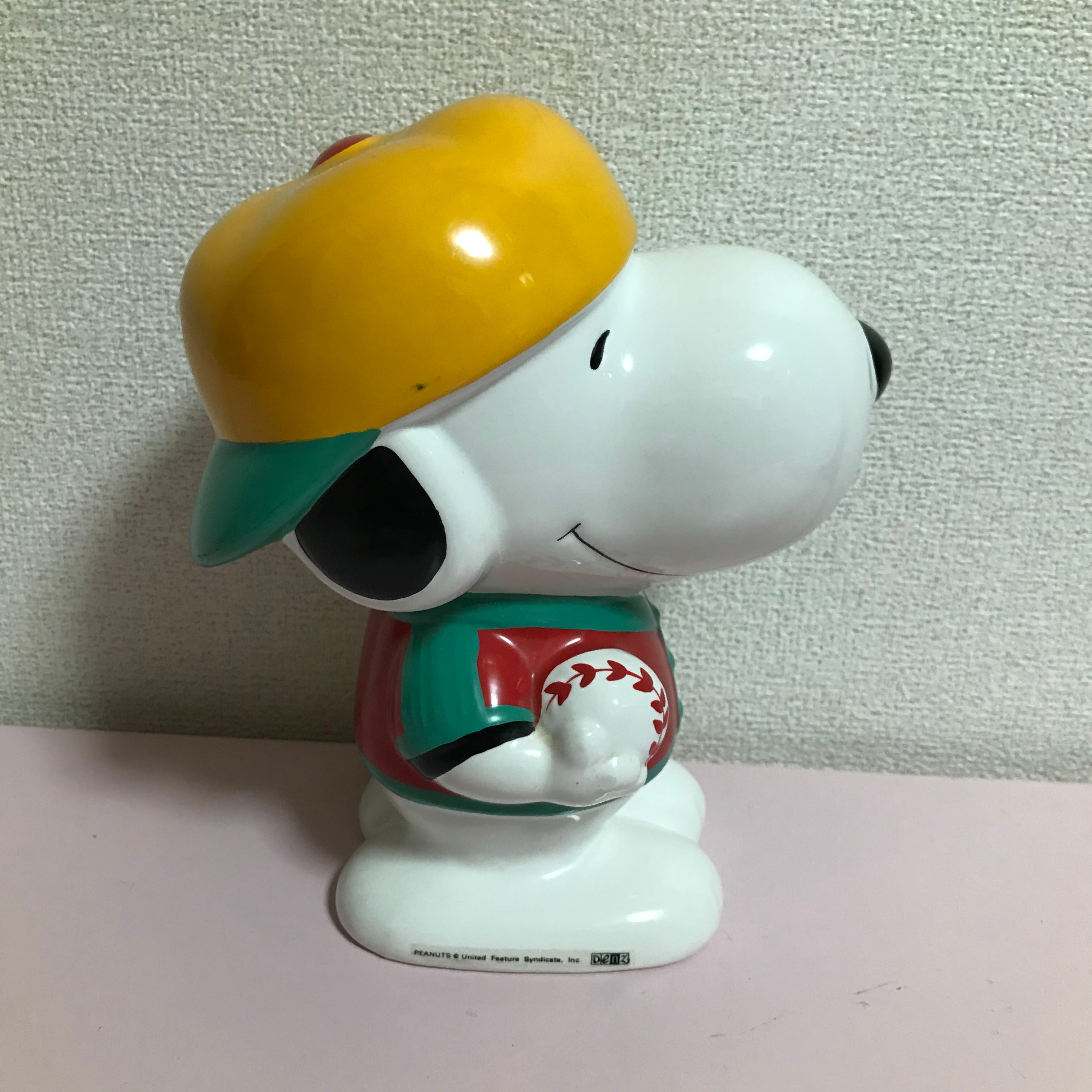 ビンテージ］SNOOPYスヌーピー陶器製小物入れ - その他