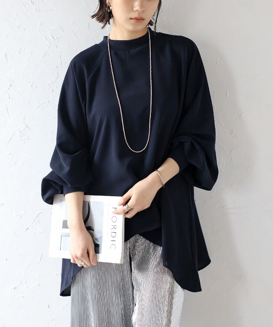 オーバードレープブラウス【t-10040】.