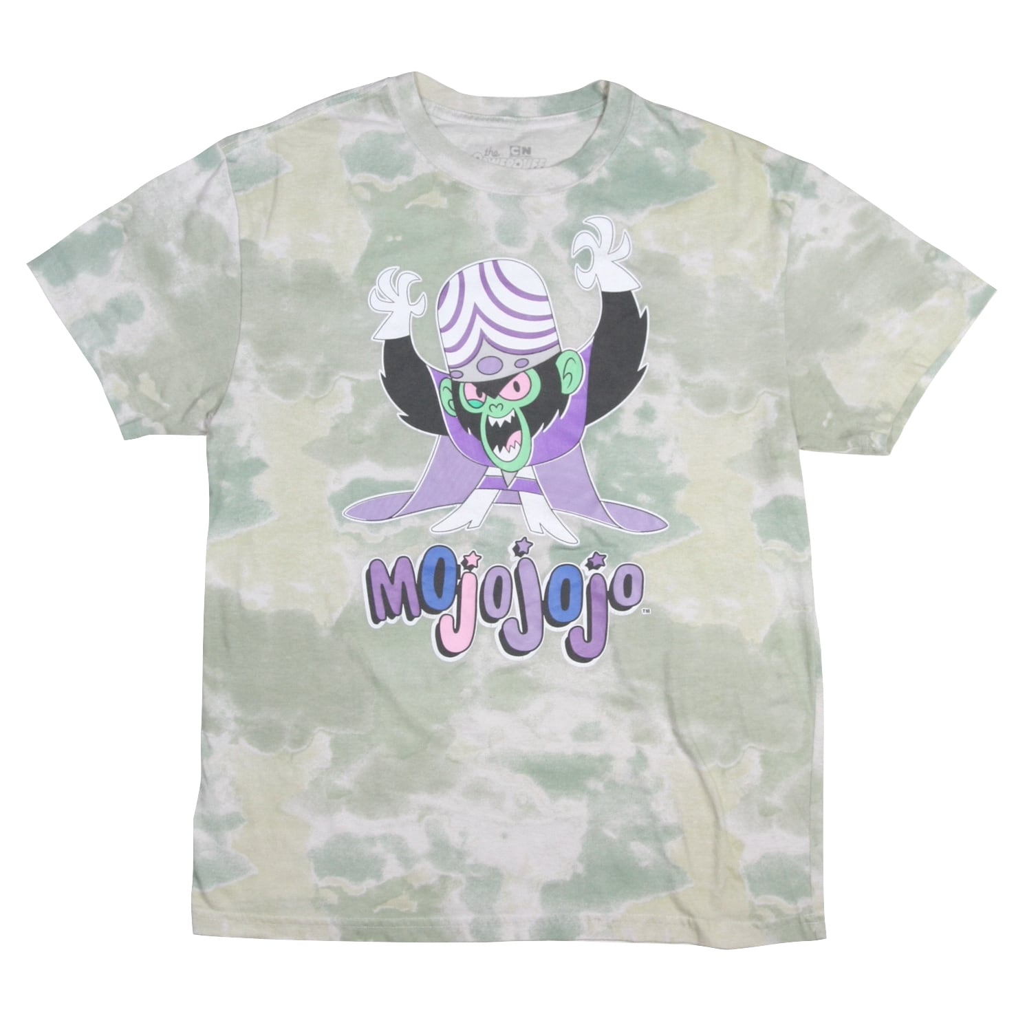 USED【M】The Powerpuff Girls Mojojojo パワーパフガールズ モジョジョジョ Tie-Dye Tee / ©️2021