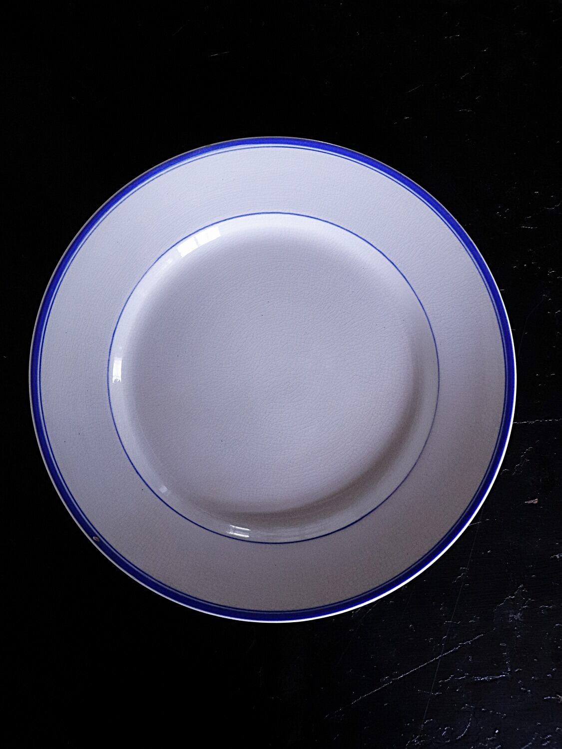ブルーライン皿 2枚セット 【送無】 | アルドマ 古道具・古家具