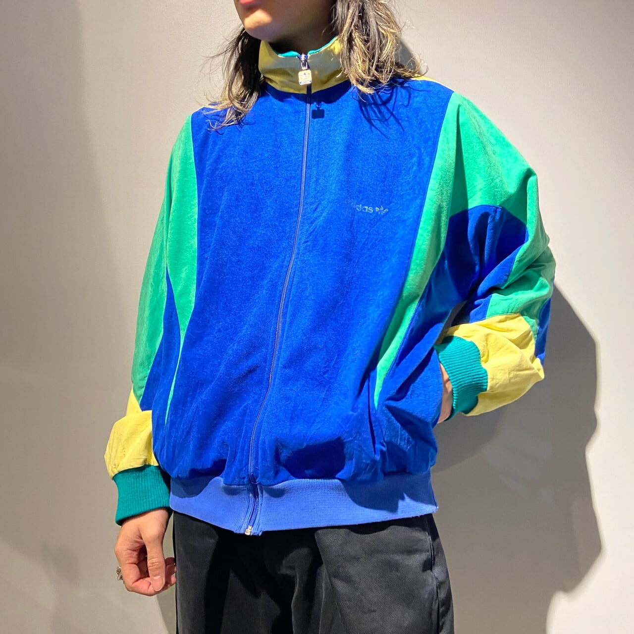 70〜80年代 チュニジア製 VENTEX社製 adidas アディダス ベロア 