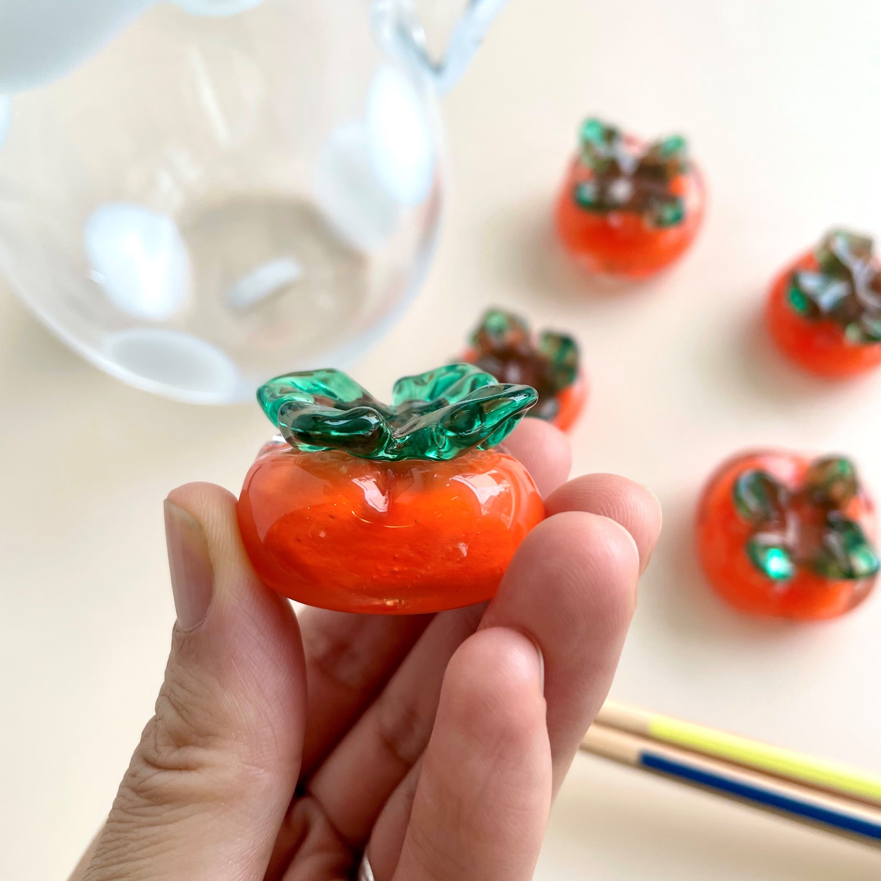 柿・箸置き 佐々木みどり | Lotus roots(ロータスルーツ