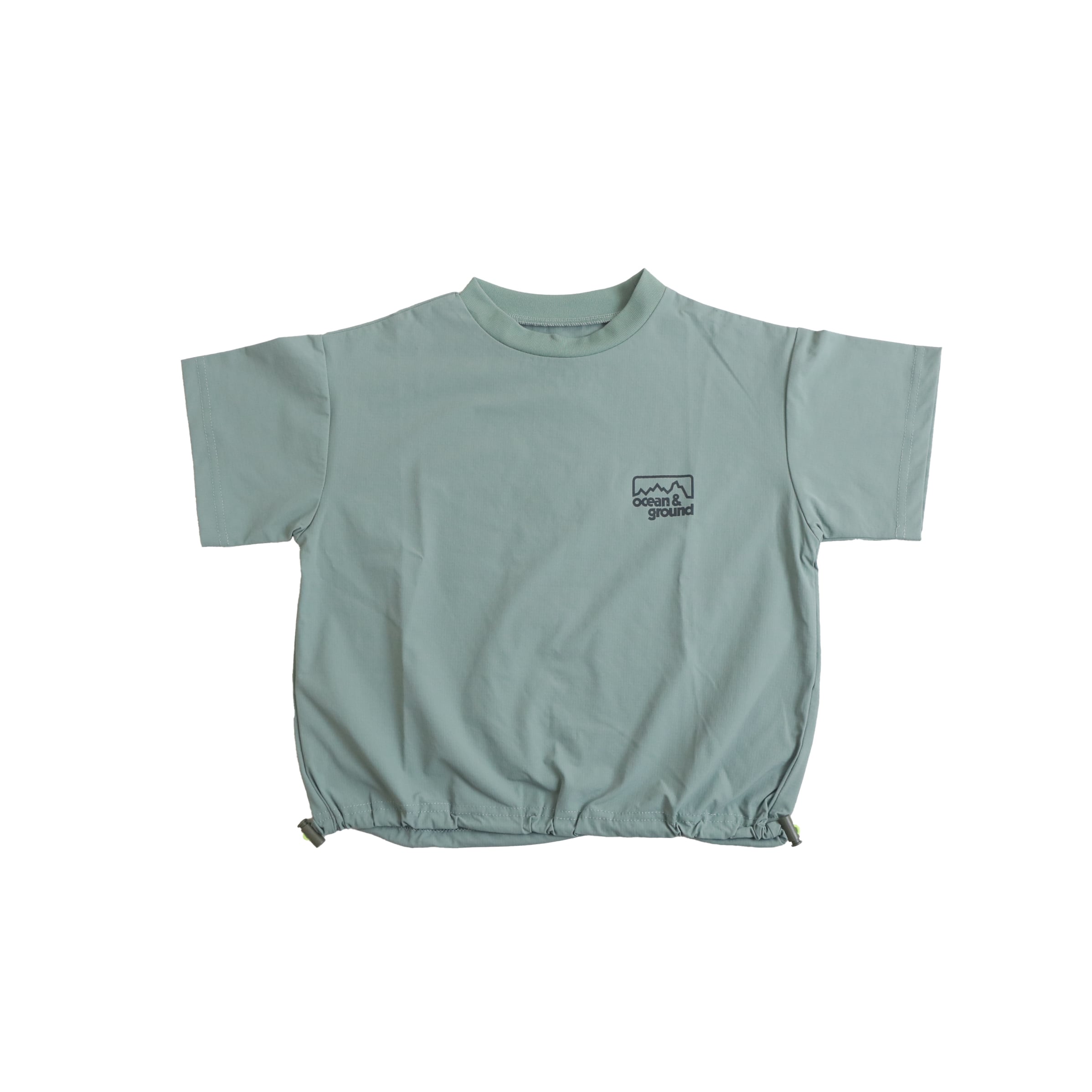 OCEAN&GROUND(オーシャン&グラウンド) / ナイロンコンフォートTシャツ / ペールグリーン / 80-140cm