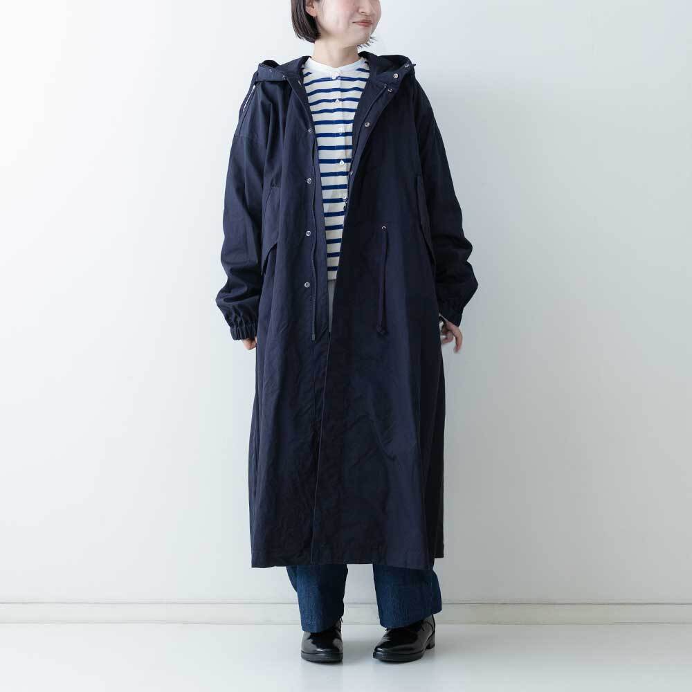 Midi Umi フード付きロングコート | LASQ store | ラスクストア