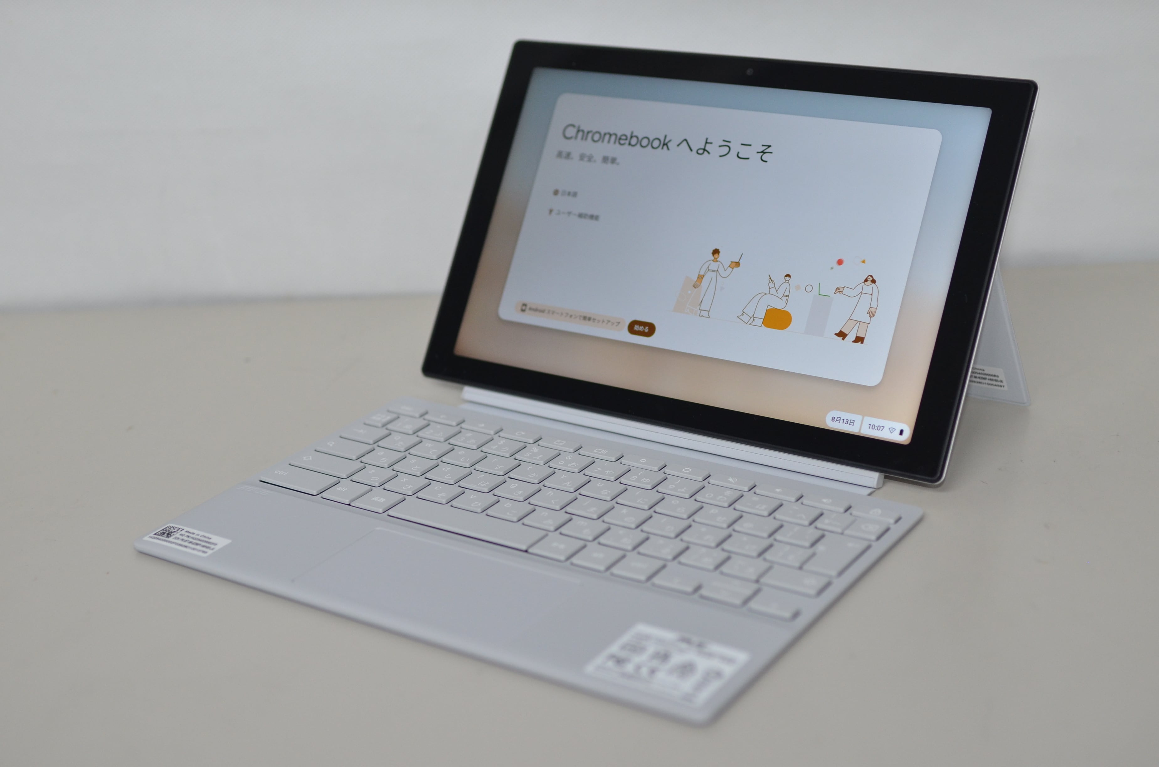 中古良品ノートパソコン ASUS Chromebook Detachable CZ1 CZ1000DVA-L30019