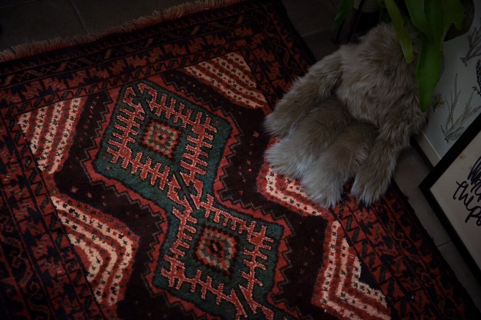 002 - Vintage baluch rug