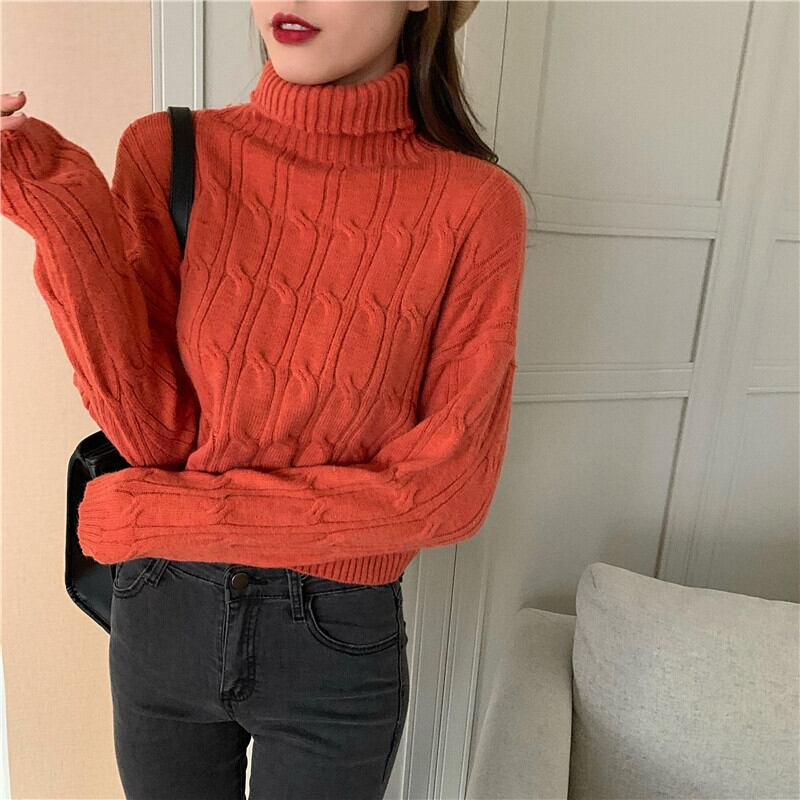 セーター オータムニットスリムトップス ロング 秋物 ガールズファッション74378642821