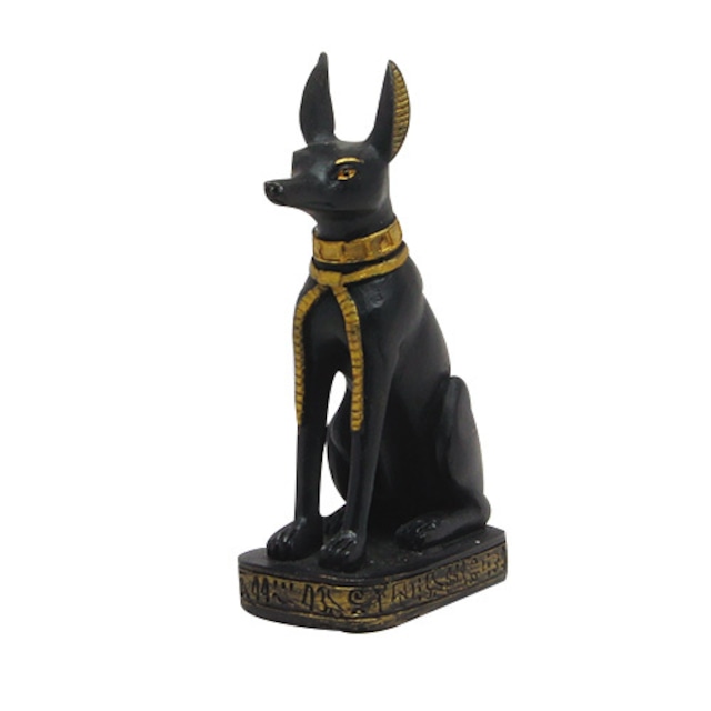 アヌビス神 Anubis 像 フィギュアエジプシャン・置物・フィギュア・古代エジプトP9528