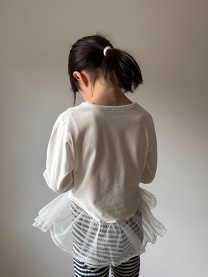 ２colour チュールペプラムロンT（90〜130cm）4066