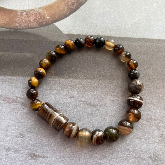 MOKAオリジナル天然石瑪瑙ブレスレット 3s