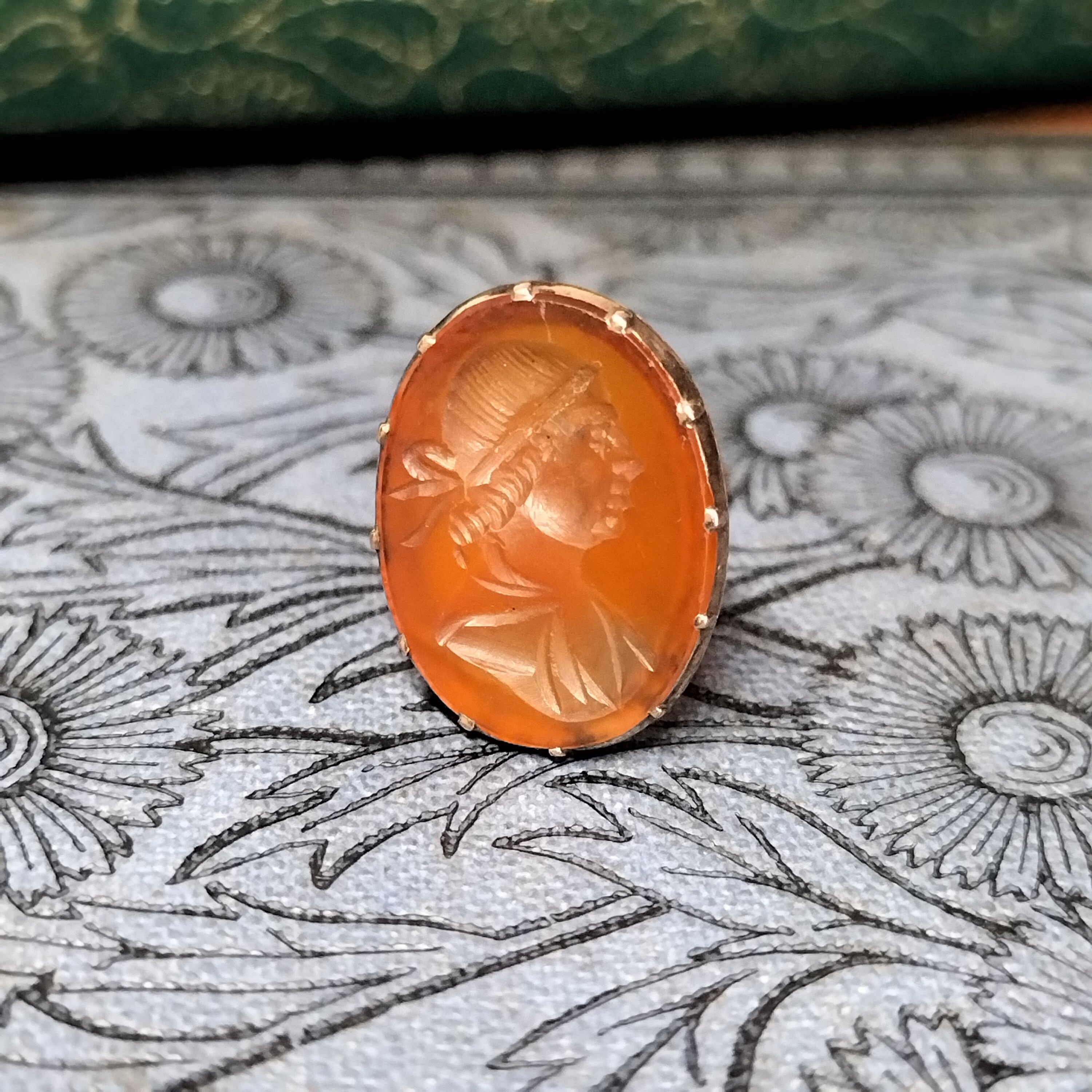 Antique Carnelian Intaglio Seal Pendant Fob