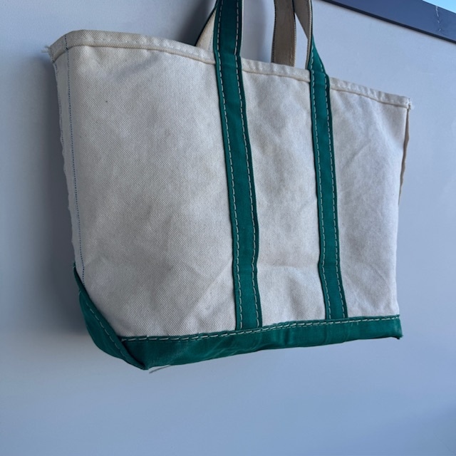L.L.Bean ボートアンドトート M グリーン 80s 画像2